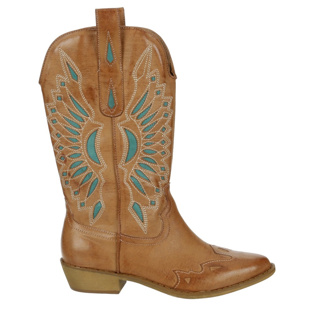 COCONUTS WOMENS BANDERA WESTERN COWBOY BOOTS